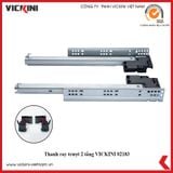  Thanh ray trượt 3 tầng giảm chấn VICKINI 02183 
