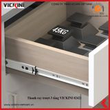  Thanh ray trượt 3 tầng VICKINI 02421 