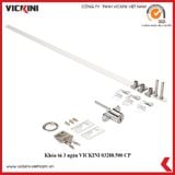  Khóa tủ 3 ngăn VICKINI 03288.500 CP crom bóng 