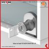  Khóa tủ kính VICKINI 03407.001 CP crom bóng 