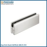  Kẹp Kính Dưới HAFELE 489.81.010 INOX MỜ 