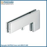  Kẹp góc HAFELE inox mờ 489.81.040 