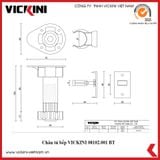  Chân tủ bếp VICKINI 08102.001 BT 