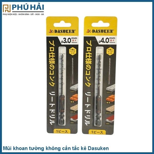  Mũi khoan tường không cần tắc kê Dasuken 6ly 