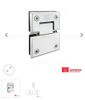  Bản lề kẹp kính 180 độ Hammred 601.180.PSS 