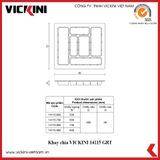  Khay chia VICKINI 14115 GRT xám 