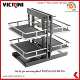  Giá kệ góc mở toàn phần VICKINI 14231.900 PSS inox bóng 