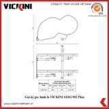  Giá kệ góc hình lá VICKINI 14301 PSS 
