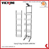  Giá kệ 5 tầng VICKINI 14505 PSS inox bóng 