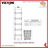  Giá kệ 5 tầng VICKINI 14505 PSS inox bóng 