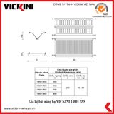  Rổ kệ ráo nước IVAN 14801.900 SSS inox mờ 