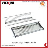  Giá kệ bát đĩa cố định VICKINI 14801 SSS inox mờ 