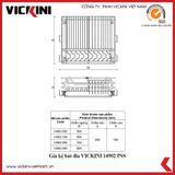 Giá kệ bát đĩa VICKINI 14902 PSS 