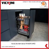  Giá kệ dao thớt chai lọ VICKINI 14922 PSS inox bóng 