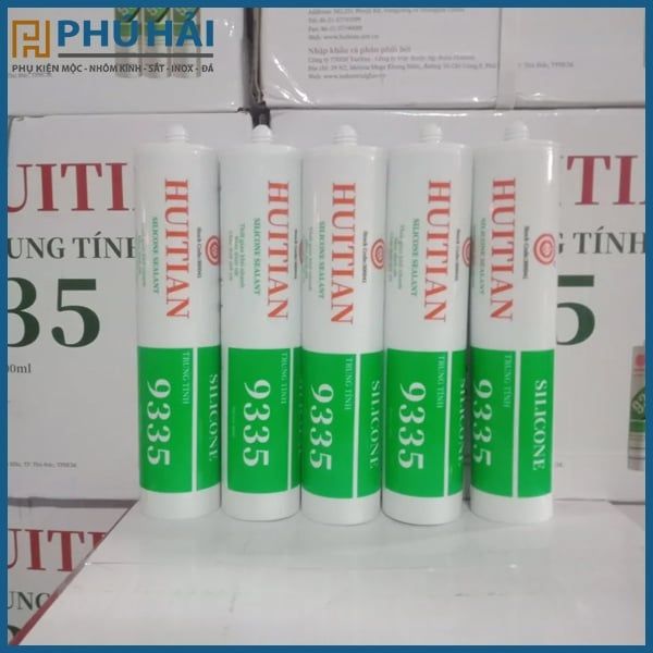  Keo siliconl HUITIAN màu Đen A500 