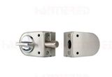  Khóa kính bán nguyệt Hammered đôi 842-08 chốt vặn 