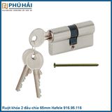  Ruột khóa 2DC 65mm Hafele 916.95.116 