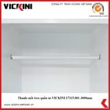  Thanh suốt treo quần áo VICKINI 17315.001-3000mm SC bạc 