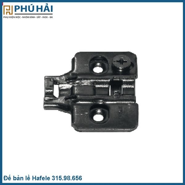  Đế Bản Lề Hafele màu đen 315.98.656 