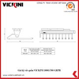  Giá kệ vắt quần VICKINI 18003.500 GRPR xám sơn 