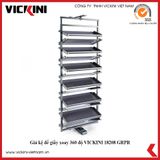  Giá kệ để giầy xoay 360 độ VICKINI 18208 GRPR xám sơn 