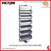 Giá kệ để giầy xoay 360 độ VICKINI 18208 GRPR xám sơn