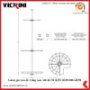  Giá kệ góc treo đồ 3 tầng xoay 360 độ VICKINI 18209.800 GRPR xám sơn 