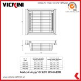  Giá kệ để đồ gấp VICKINI 18504 GRPR xám sơn 