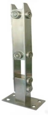  Trụ cầu thang lửng đế mặt dày 3ly cao 3T inox 304 