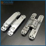  Bản lề chữ thập dấu khuôn cấp màu xám bạc tăng chỉnh 3 chiều 28*177 Samis (cửa 80kg) cửa dày 35mm > 