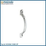  Tay nắm tủ crom 11008.001 vickini (96mm) 