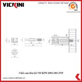  Chốt cam liên kết VICKINI 20011.001 ZNP kẽm xanh (2 thành phần) 