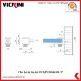  Chốt đợt kệ liên kết VICKINI 20046.001 CP crom bóng 
