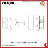  Chốt âm liên kết VICKINI 20112.001 OBP đen (2 chiều) 