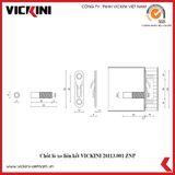  Chốt lò xo liên kết VICKINI 20113.001 ZNP kẽm xanh 