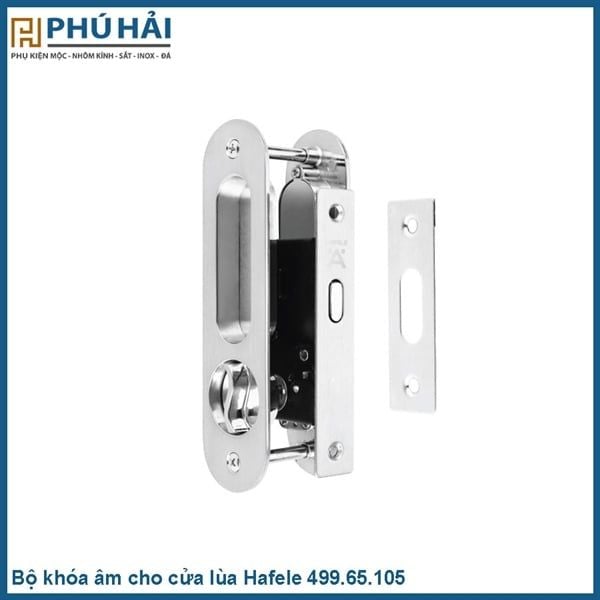  Bộ khóa âm cho cửa lùa HAFELE 499.65.105 