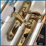  Khóa tay gạt HUY HOÀNG HCP8529 thau VC 