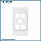  Ổ cắm điện mặt nạ 5 lỗ 