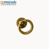 Núm tay nắm tủ khoen tròn - Màu giả cổ vàng 