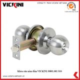  Khóa cửa nắm đấm VICKINI 30801 SSS inox mờ 