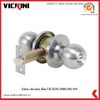 Khóa cửa nắm đấm VICKINI 30801 SSS inox mờ