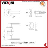  Khóa cửa tròn gạt VICKINI 31688 