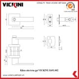  Khóa cửa tròn gạt VICKINI 31691 