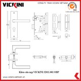  Khóa cửa nẹp VICKINI 32011.001 