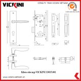  Khóa cửa nẹp VICKINI 33015.001 