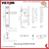  Khóa cửa nẹp VICKINI 33017.001 