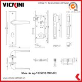  Khóa cửa nẹp VICKINI 33018.001 