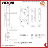  Khóa cửa nẹp VICKINI 33020 