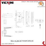  Khóa cửa phân thể VICKINI 34534.101 