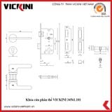  Khóa cửa phân thể VICKINI 34561.101 